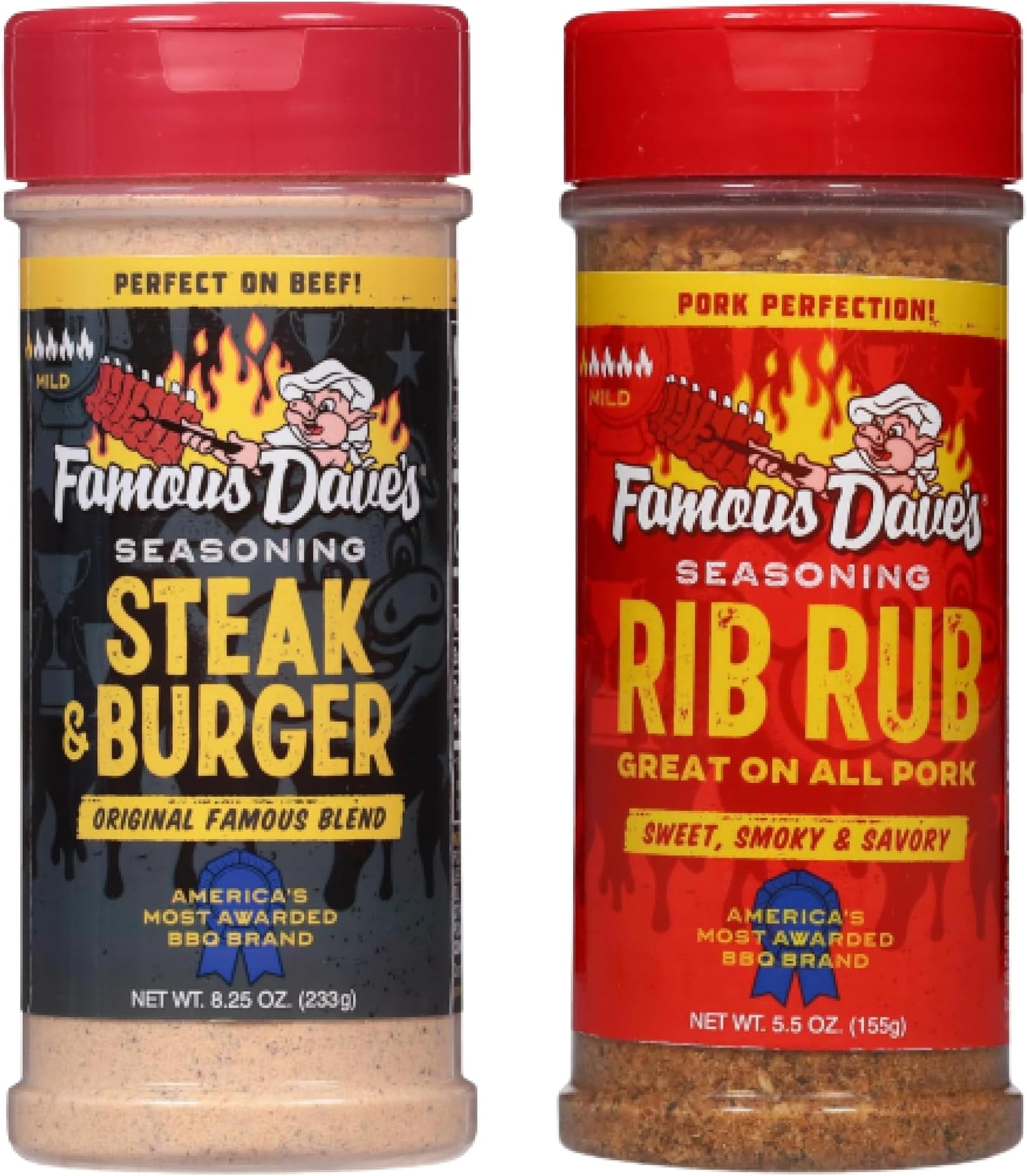 Amazon.com : Famous Dave's - 1 pck, Rib Rub Seasoning (5.5 oz ...