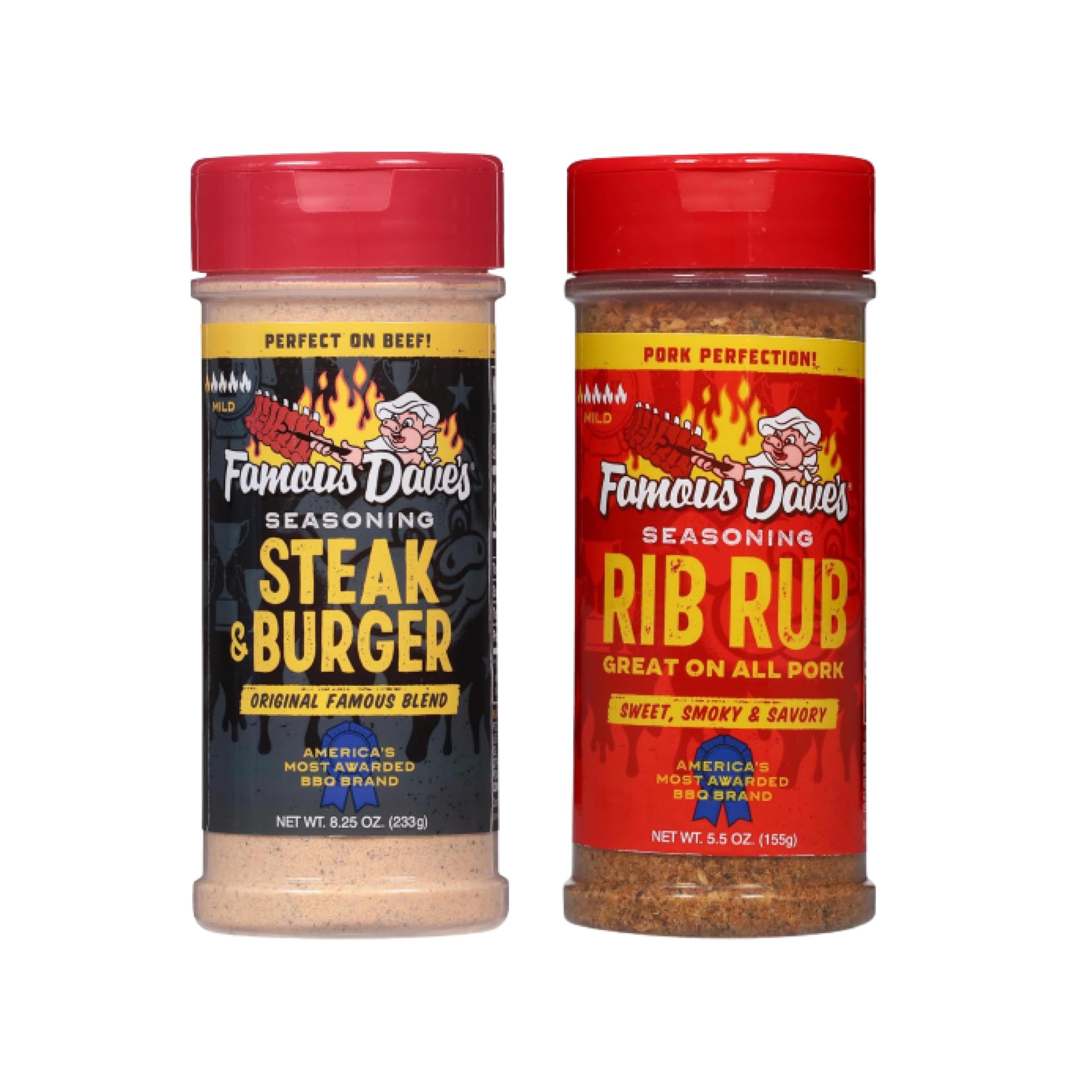 Seasoning Variety Bundle - 2 pck, Steak & Burger & Rib Rub (13.75 oz.)