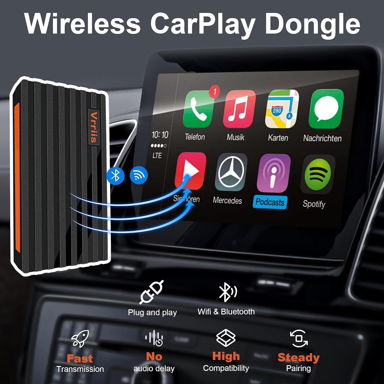 Compatibility information for the Wireless CarPlay Adapter