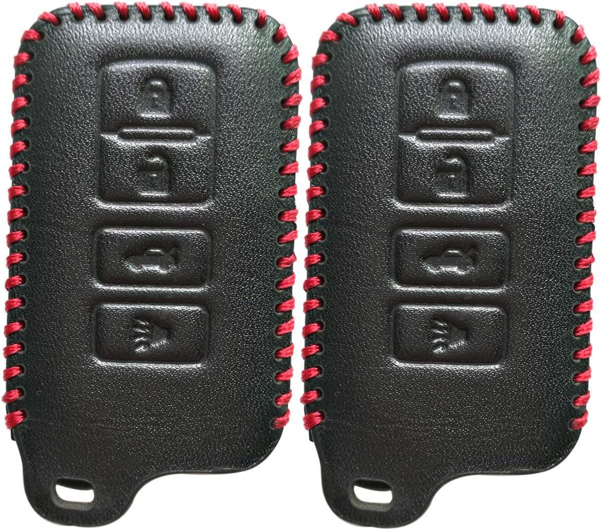 2Pcs Coolbestda Smart Key Fob Case Cover Keyless Entry Holder Skin Jacket for 2019