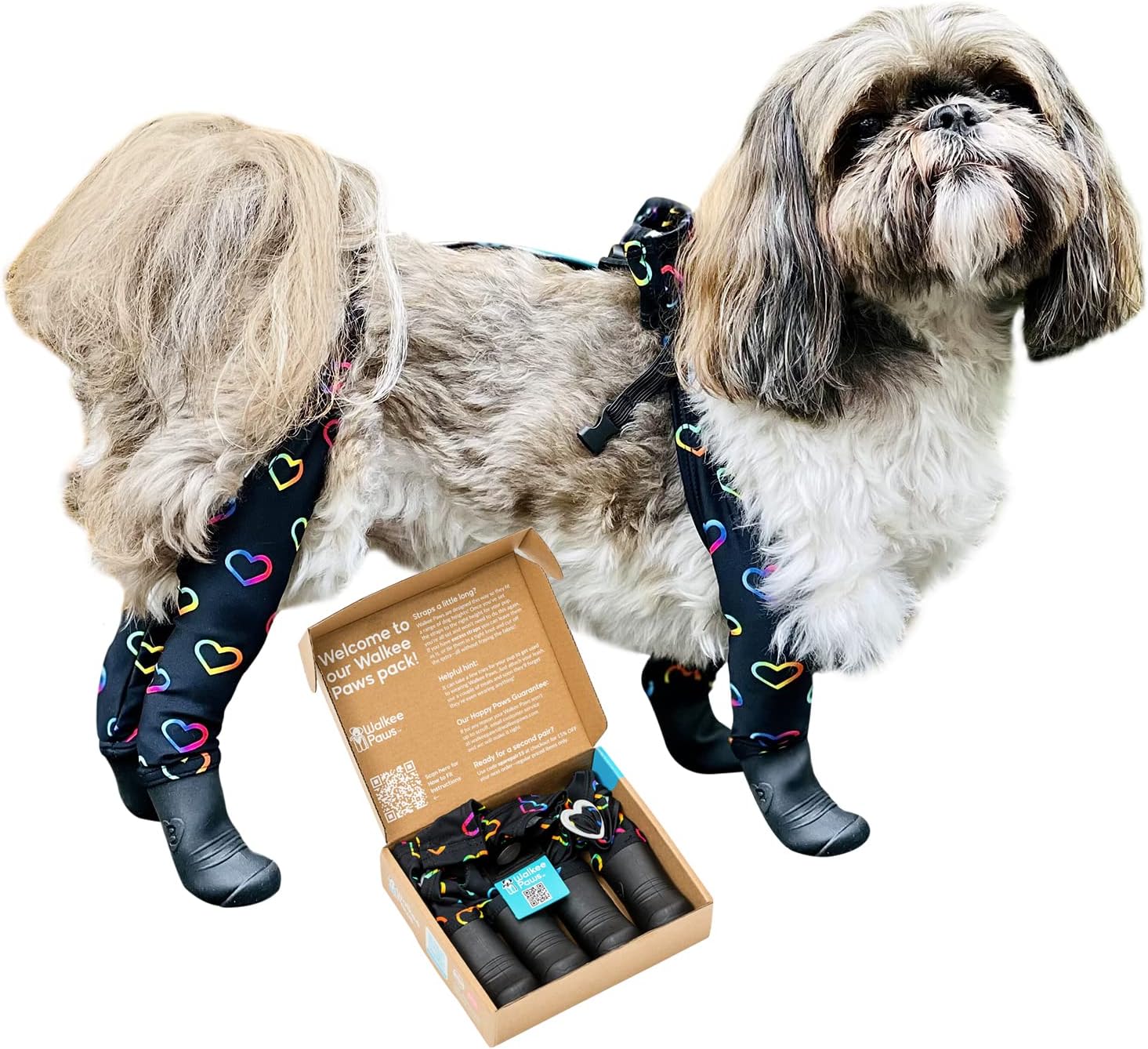 Walkee Paws New Deluxe EasyOn Dog Boot Leggings, Seen on