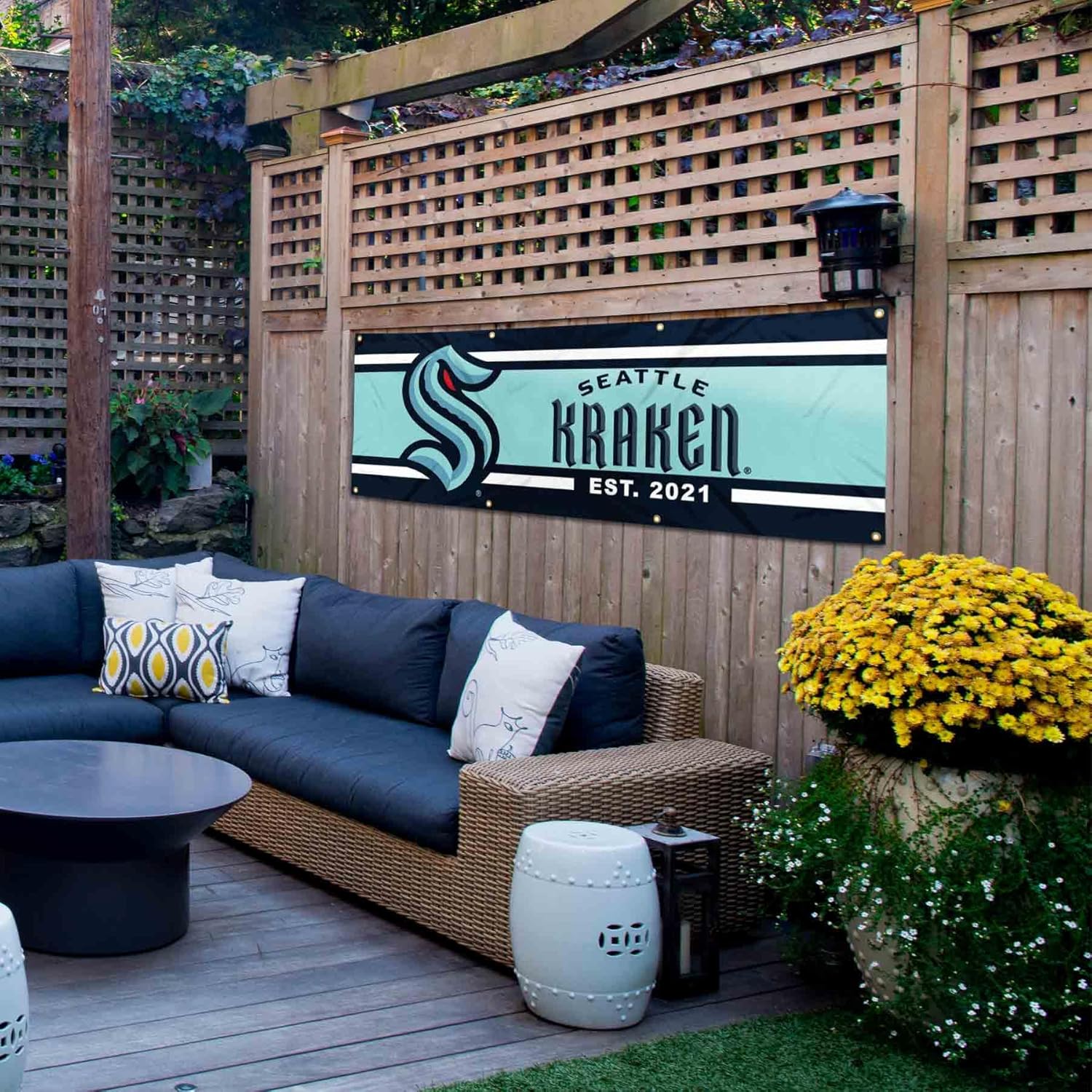 WinCraft Seattle Kraken Large 2x6 Foot Banner - Image 5