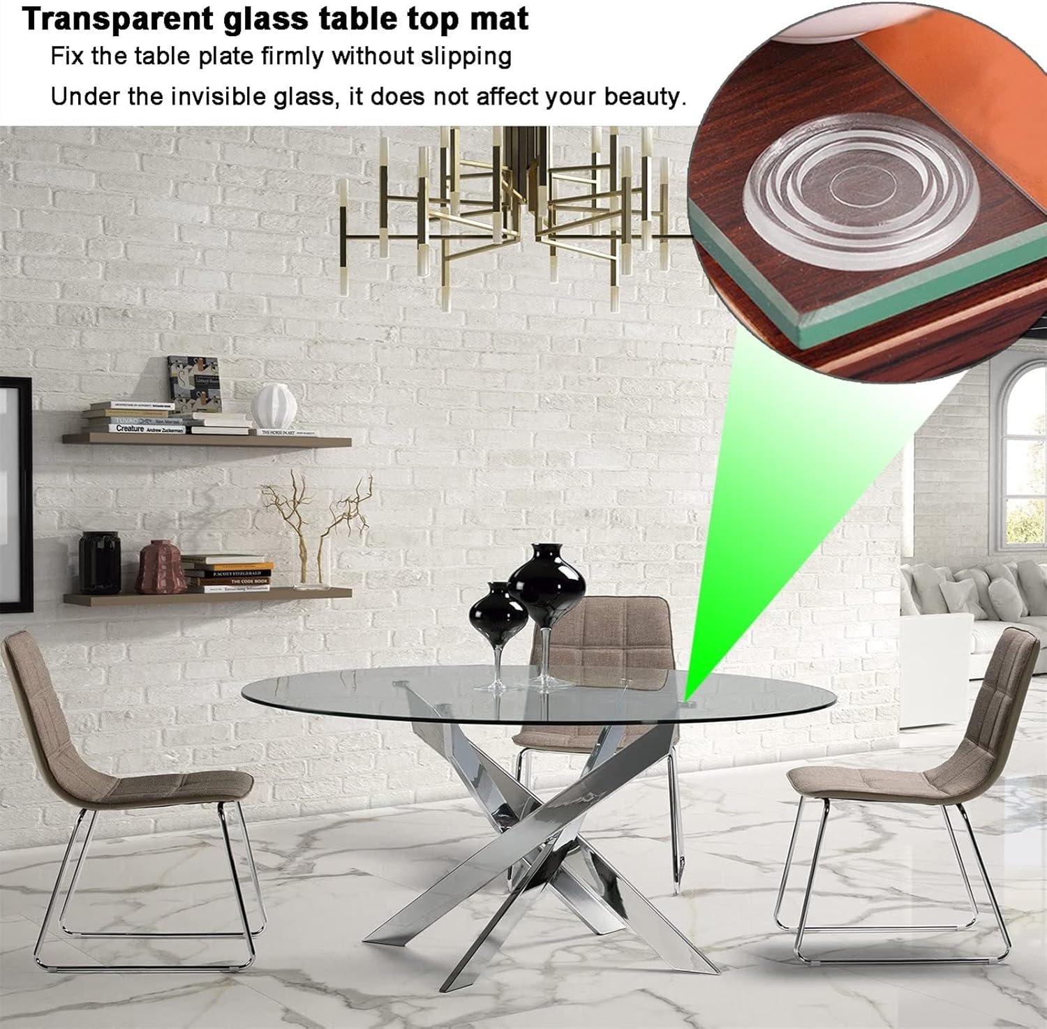 Tempered Glass Table Top Ø 16 • 18 • 24 • 26 • 28 • 30 Inch, Impact Resistance, High Hardness, Used to Replace The Countertop of The Round Table, 9mm Thick Round Glass Table Top