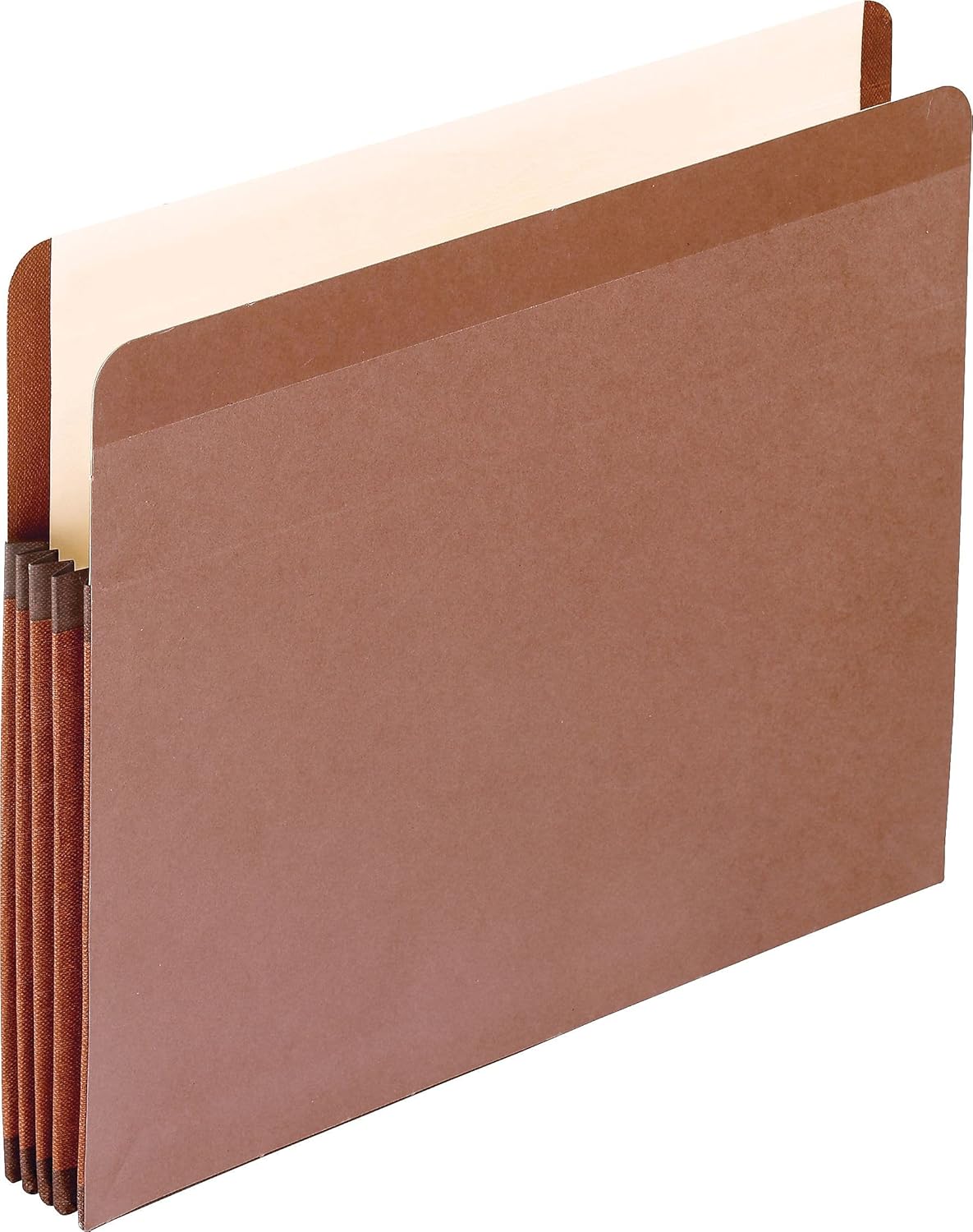 Pendaflex Premium Reinforced File Pockets, Letter Size, Brown, 3.5" Expansion, 10/BX (85343)