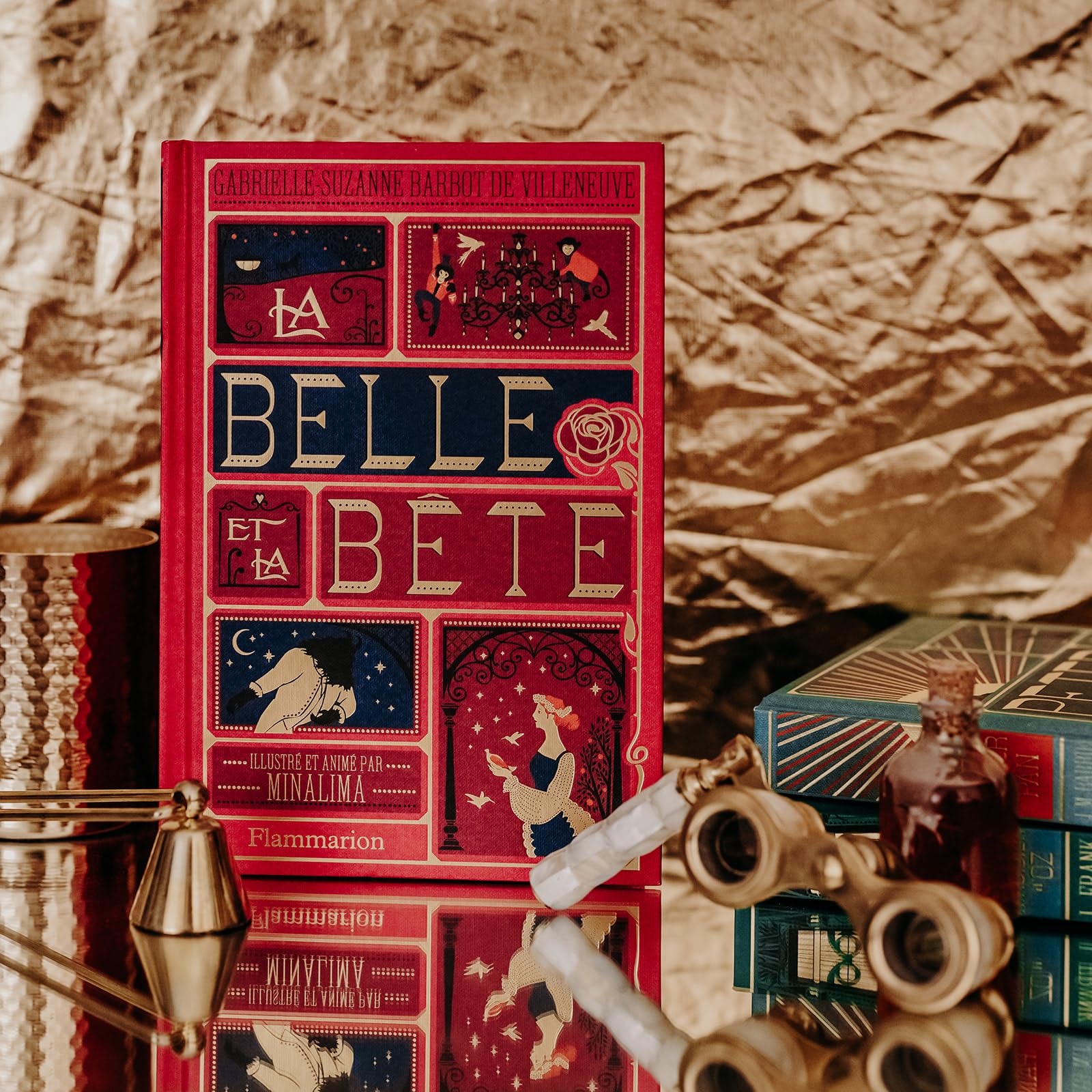 La Belle et la Bête: Illustré et animé par Minalima