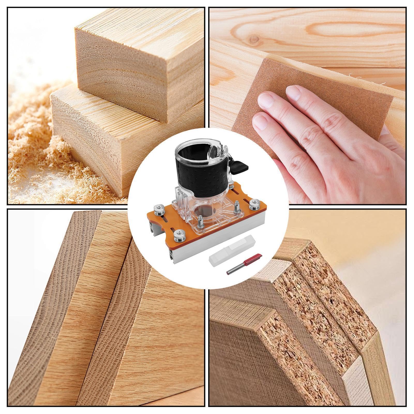 Localisateur Rainurage Défonceuse Bois 2 En 1 Réglable