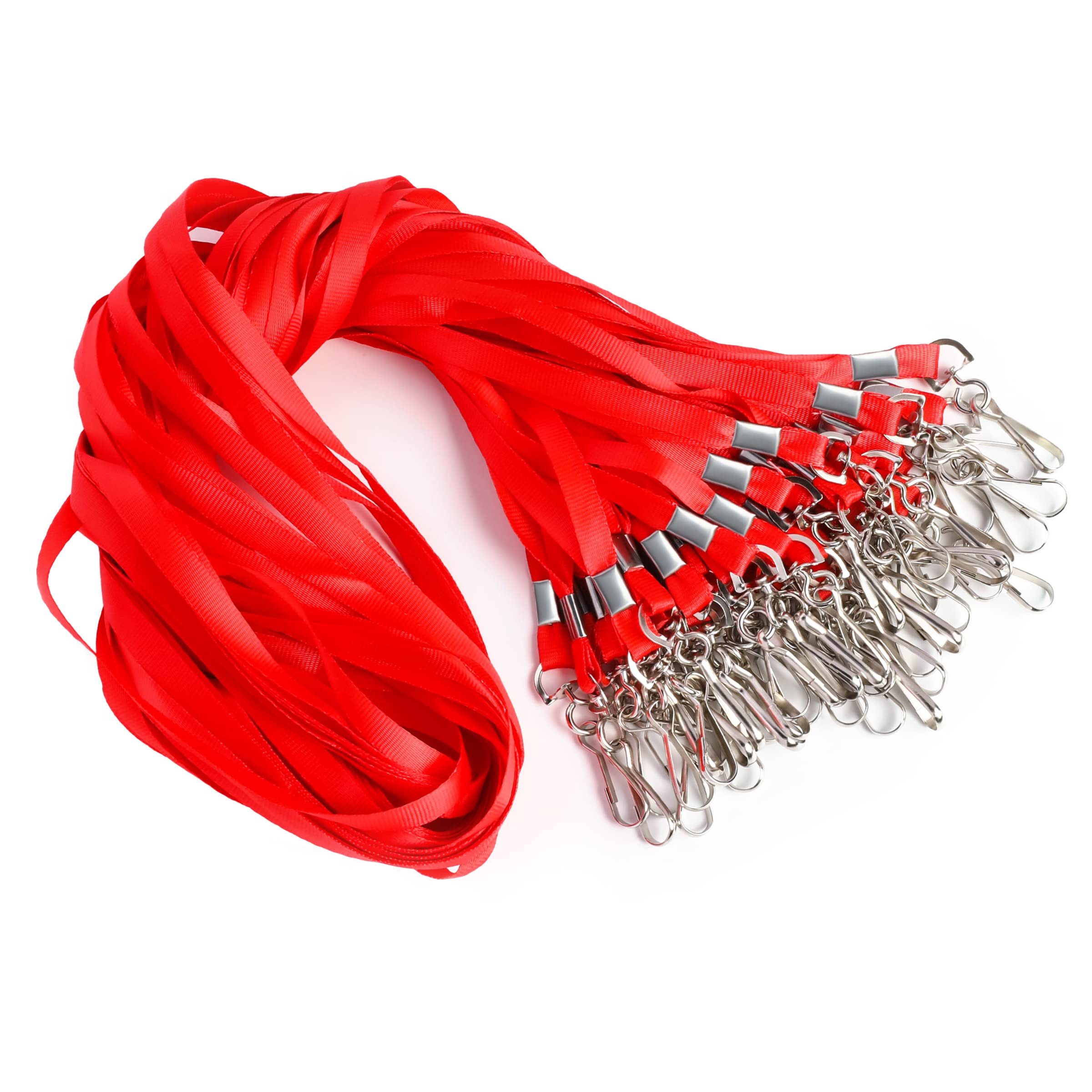 50 Pack Lanyards for Id Badges Lanyards Safety Badge Lanyard 36" with Swivel Hook