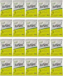 RESCUE! Yellowjacket Attractant – for RESCUE! Reusable Yellowjacket Traps – 4 Week Supply - 20 Pack