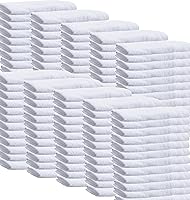 Vista 9 de Towels N More 24 Basics - Toallas de mano blancas de 16 x 27 pulgadas, 100% algodón, para salón, gimnasio, hotel, súper uso, absorbente, mejor