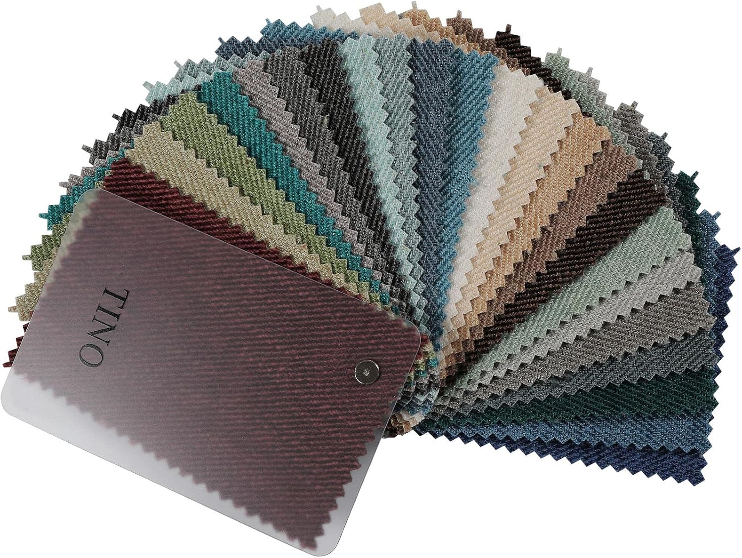 TWOPAGES Tino Chenille Curtain Fabric Sample Booklet