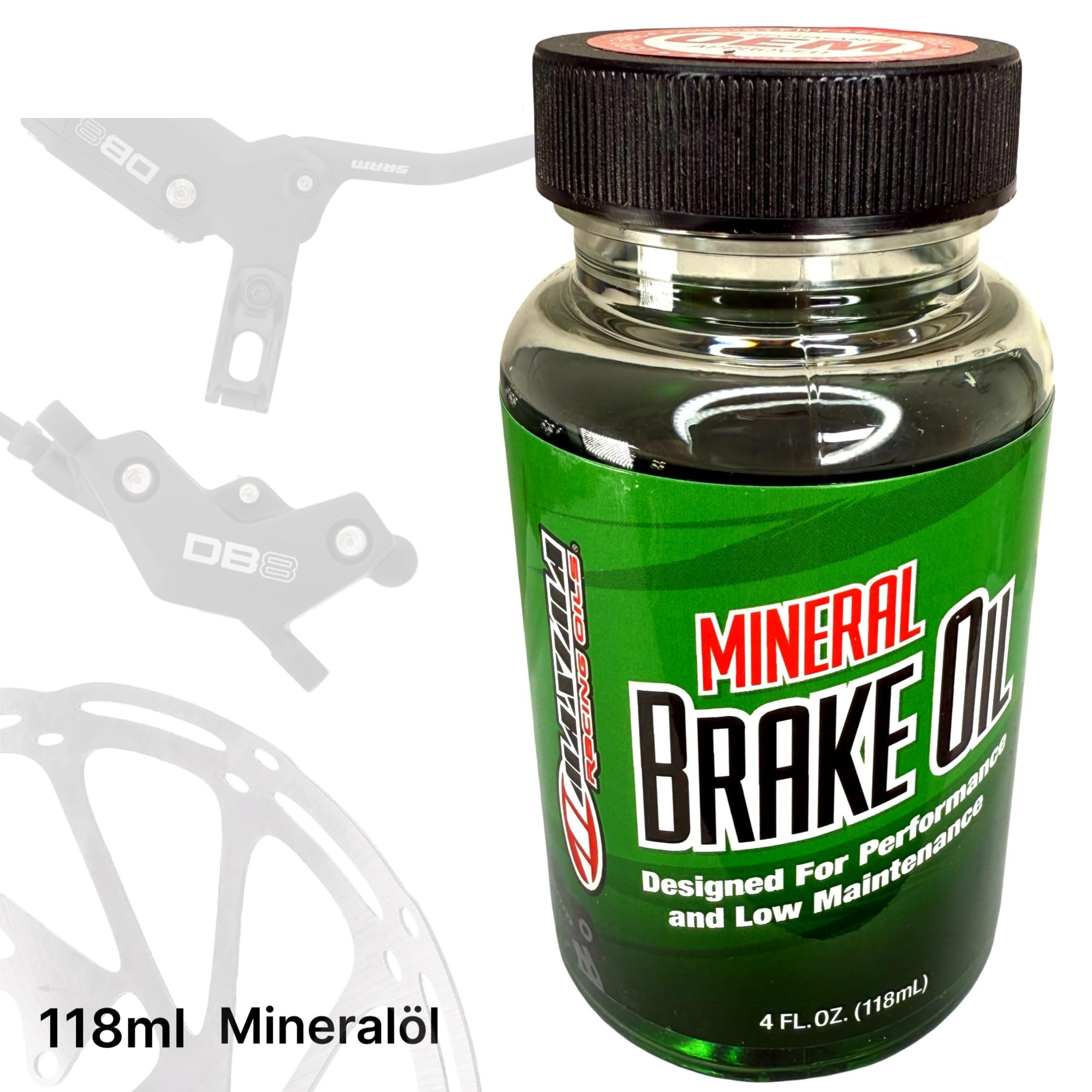 F26 Set di freni a disco per bicicletta, adatto per freni idraulici Sram DB8/MAVEN con olio minerale Sram Maxima, 120 ml, attacco M4, MTB, Ebike, DH I FR