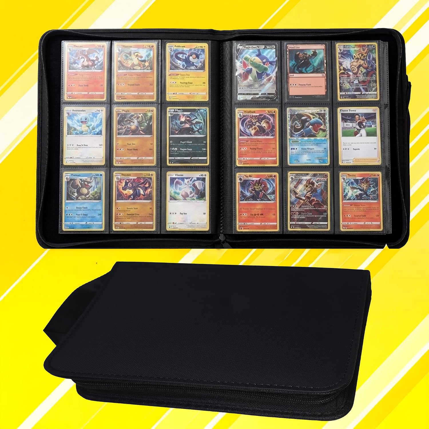 Card Binder, 9 Pocket 540 Card for Collectible Trading Card Albums image 5
