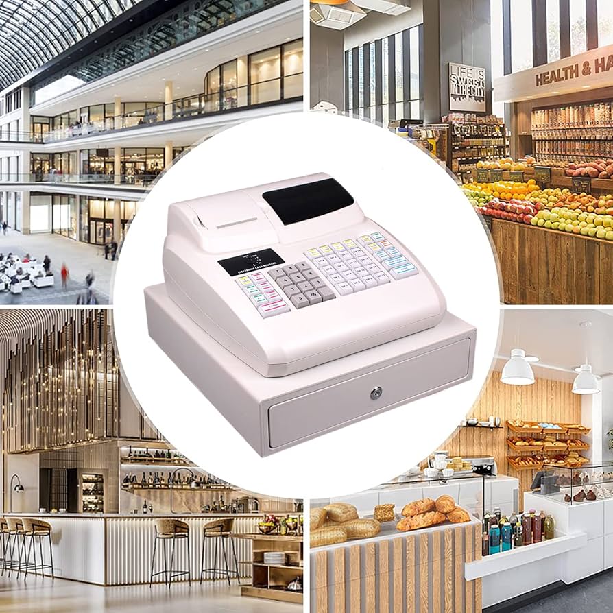 Amazon.co.jp: POS システム レジ、6 桁 LED 47 キー