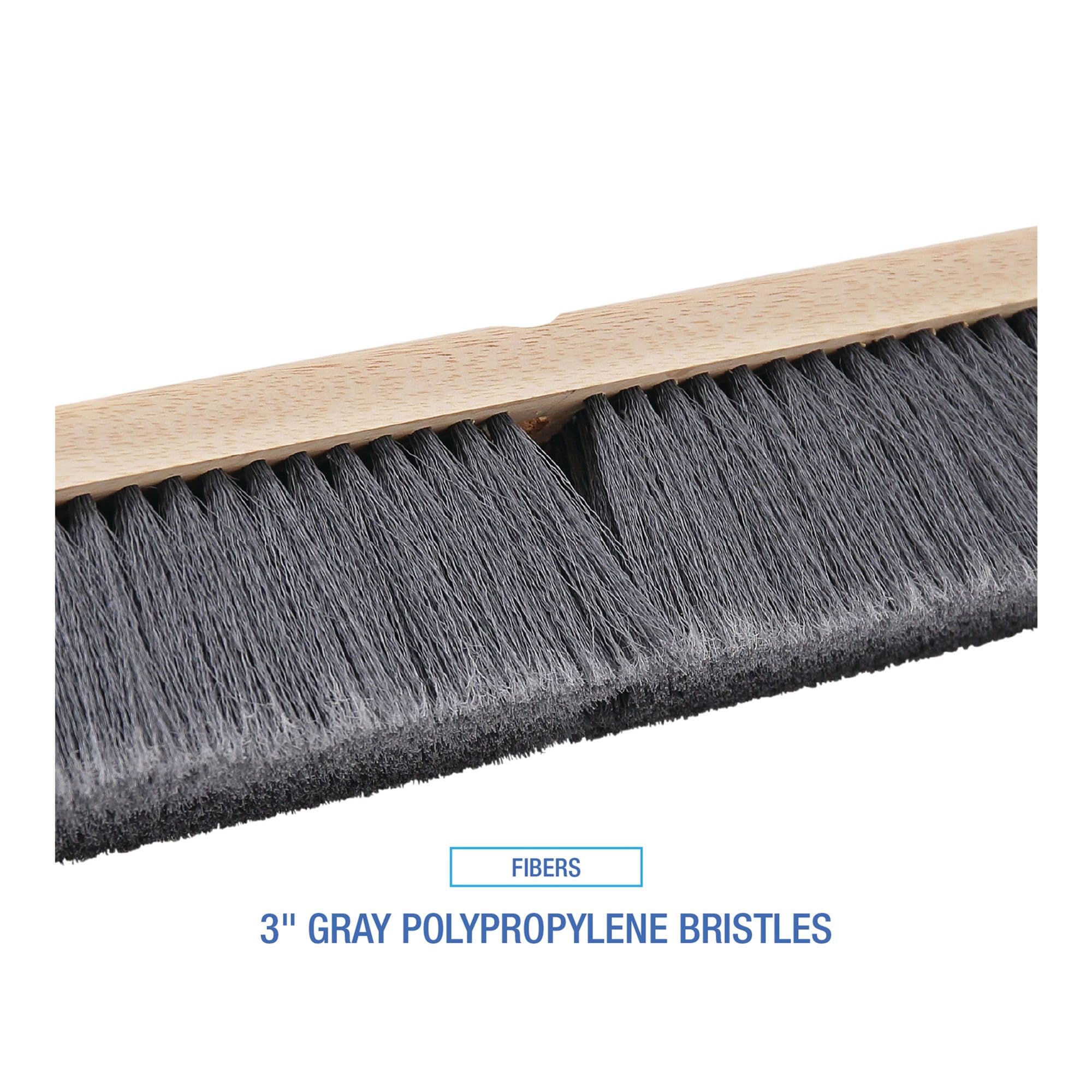 Boardwalk bwk20424 piso cepillo de cabeza 3 "Gray Marcados Polipropileno 24,"