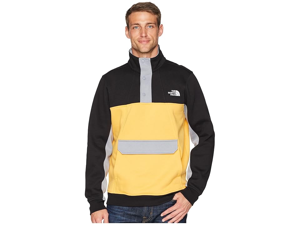 

The North Face Alphabet City Fleece Pullover (TNF Black/Amber/Mid Grey) Men's Fleece