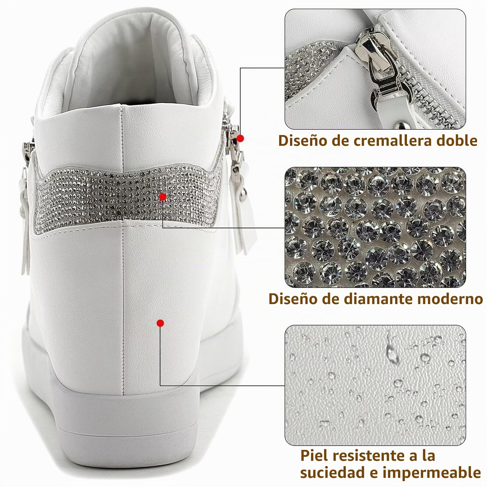 Zapatillas Deportivas de Cuña para Mujer