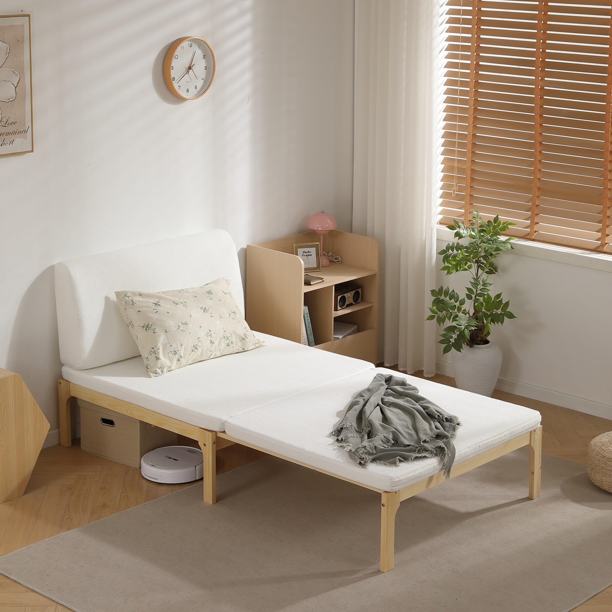 ディベッド ソファベッド シングル 天然木製 伸長式ベッド ベッドフレーム 伸縮 Amazon｜ディベッド ソファベッド シングル 天然木製 伸長式ベッド