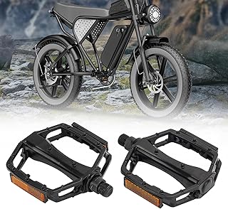 Upgraded Aluminium Non-Slip Foot Pedals/Pegs for Ridstar Q20/H20/H26 PRO E-Bikes