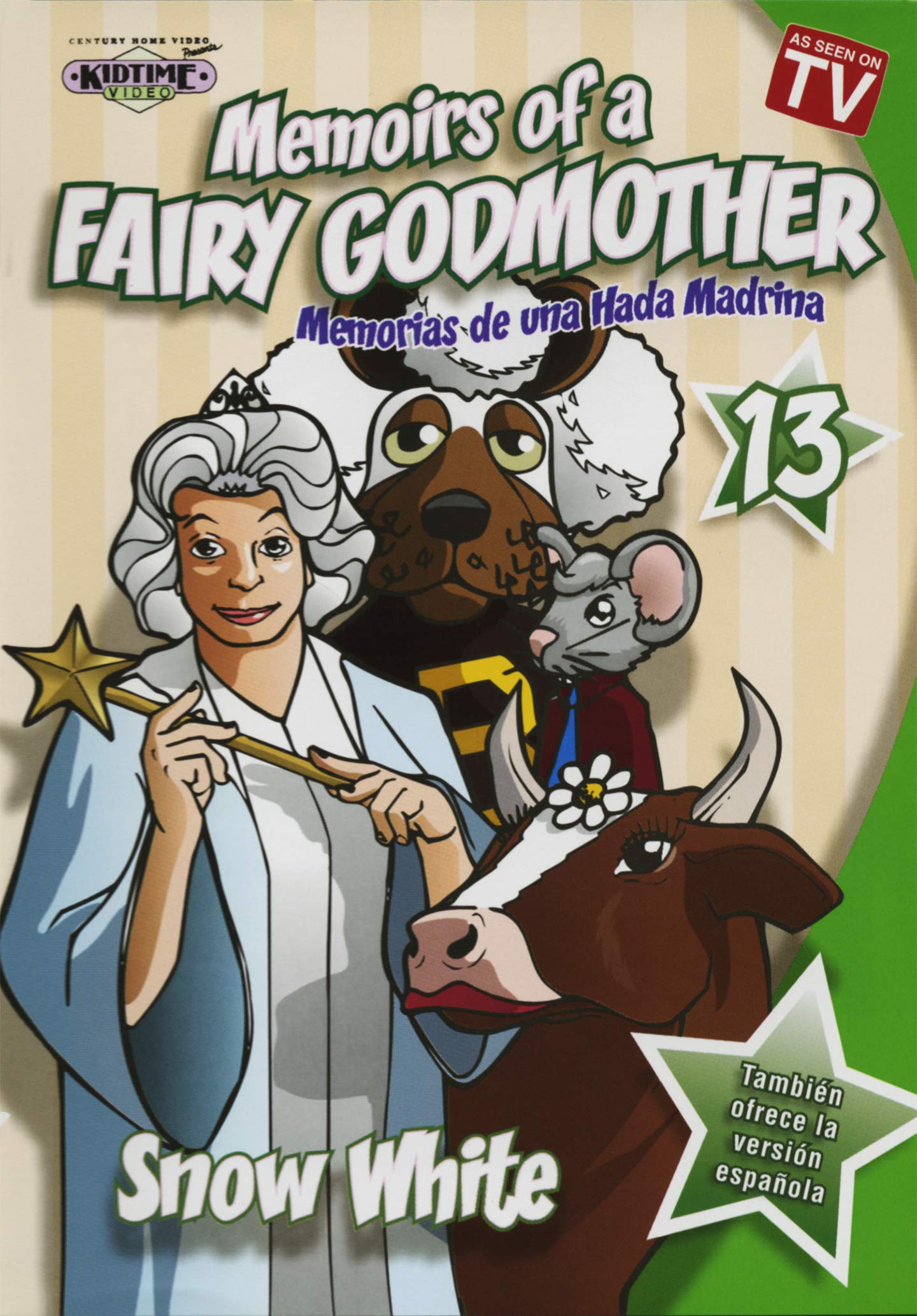 Cuento Snow White Memoirs Of a Fairy Godmother libro ilustrado en ingles para niños