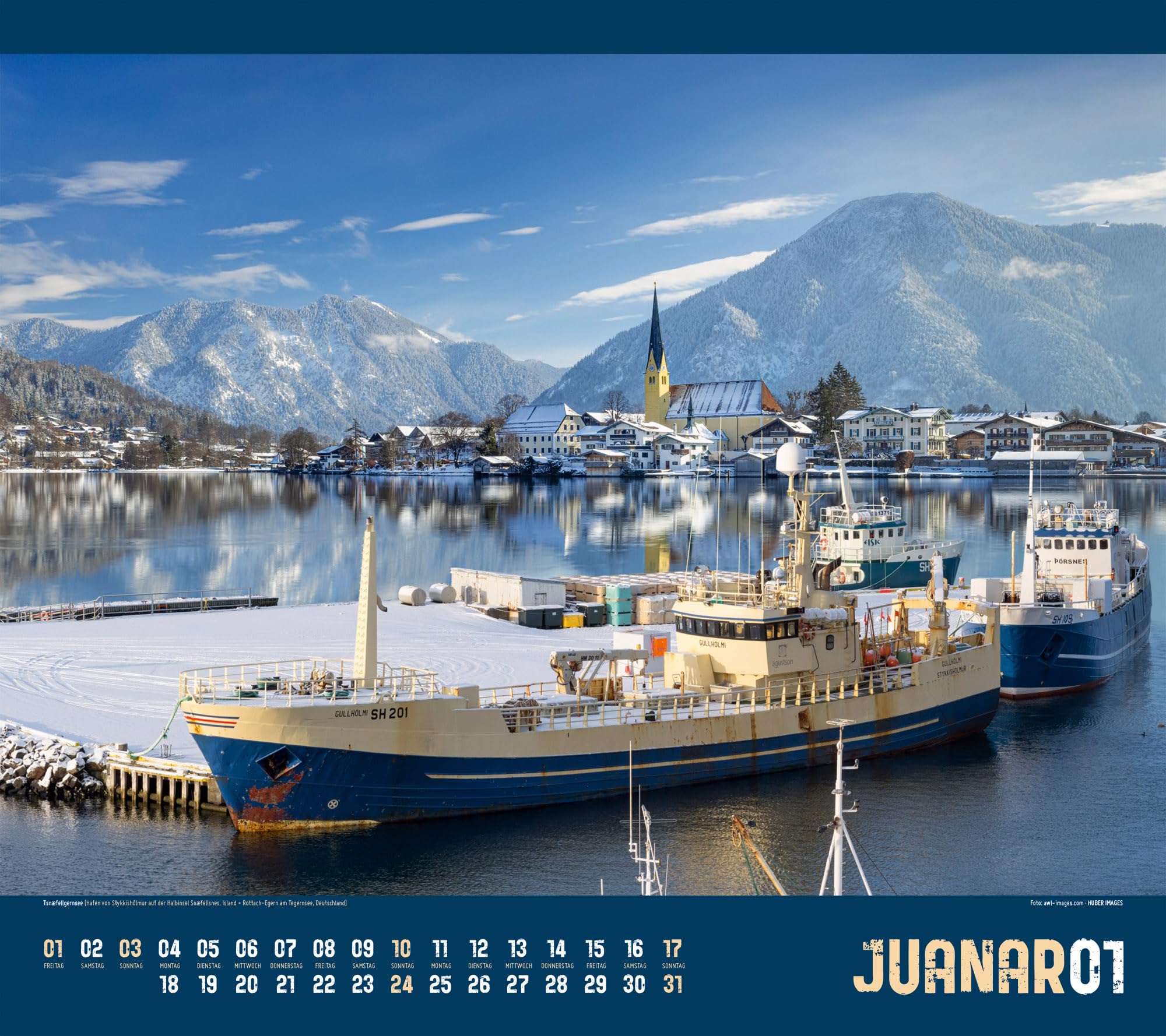 Verrückte Welt Kalender 2027: Außergewöhnlicher Fotomontagen im großen Querformat (54x48 cm) | Lifestyle- und Reisekalender