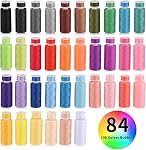 72 pcs Sewing Thread Kit, 36 Colors 400yd Polyester Thread with Matched 36 Colors Bobbins, Thread for Sewing for Hand & Sewing Machine, Emergency and Travel, DIY and Home.
