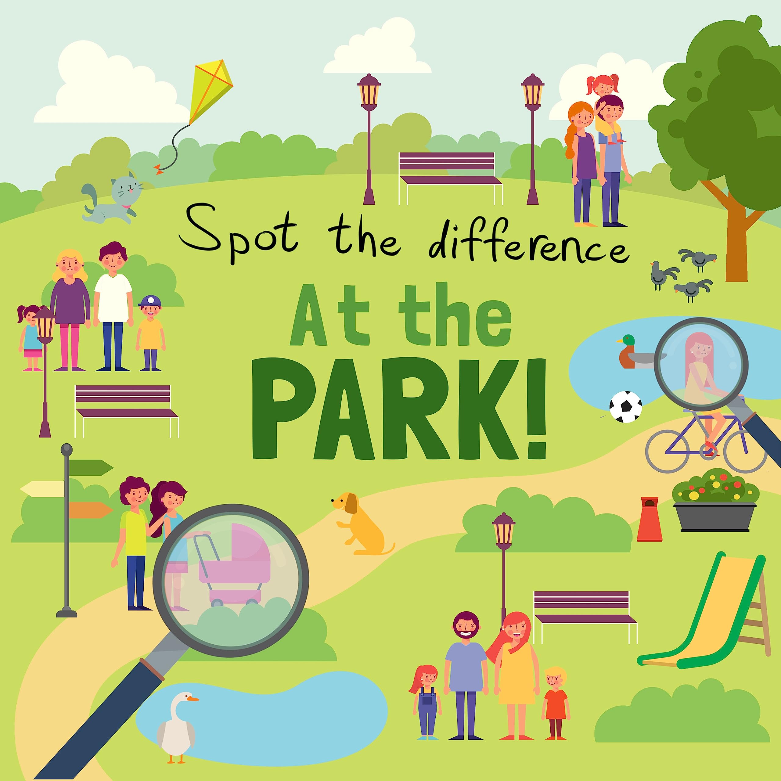 Spot the Difference - At the Park! (Spot the Difference Collection Book 2)