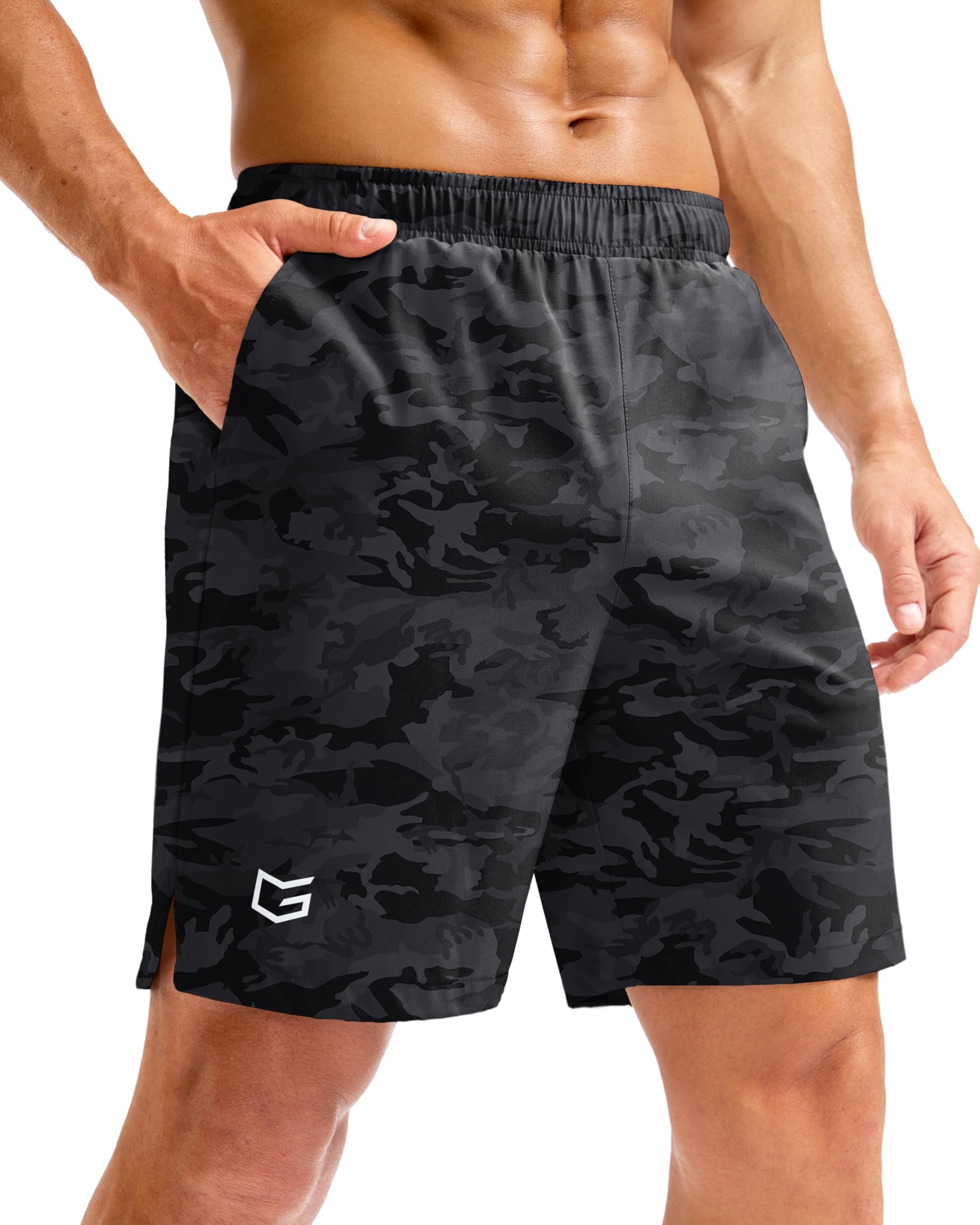 G Gradual Men's Athletic Running Shorts with Pockets 5"/ 7"/ 9" Gym Shorts