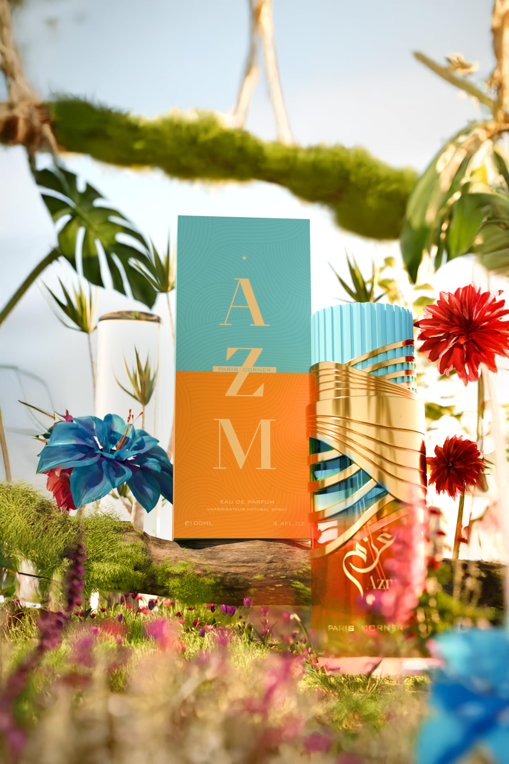 Amazon.com : Paris Corner AZM Eau de Parfum Spray 100ml (3.4 oz