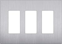 Vista 11 de LIDER Placa de pared metálica decorativa, resistente a la temperatura y al impacto, acero inoxidable 430, cubierta sin tornillos, mejora