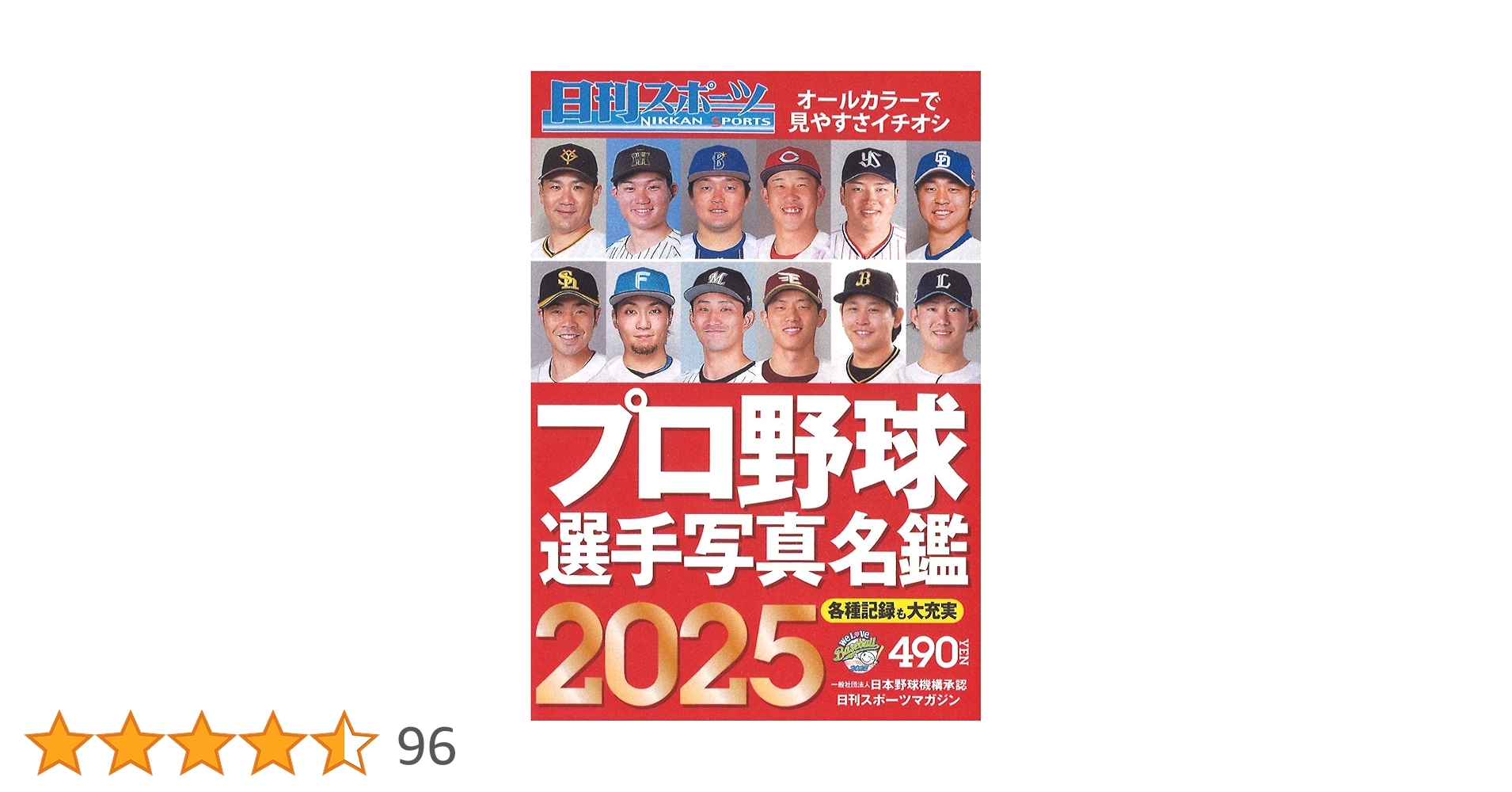 日刊スポーツ プロ野球選手写真名鑑 1996 ～ 2025 30冊 日刊スポーツ プロ野球選手写真名鑑 1996 ～ 2025 30冊 日刊