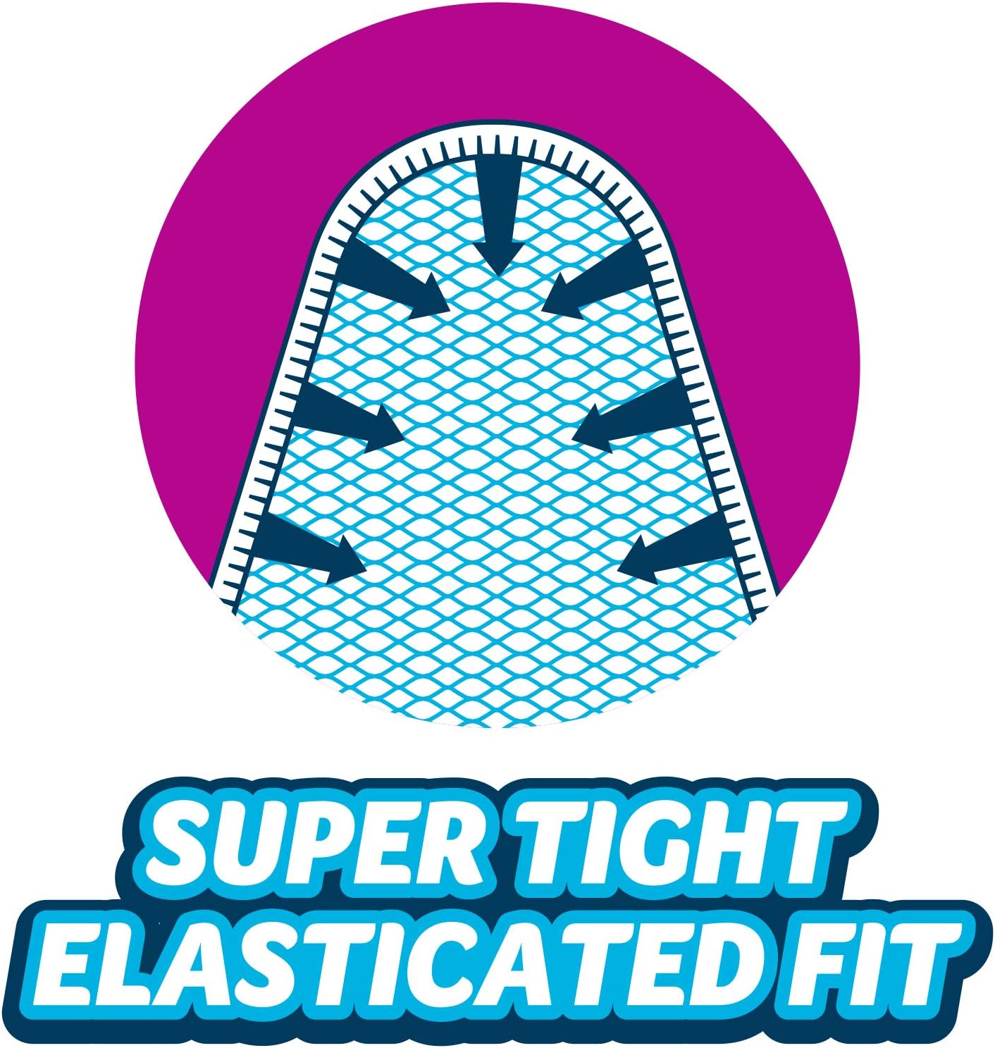 Minky Homecare SmartFit Supersize Reflector Ironing Board Cover with Heat Reflective Surface – Fits Extra Large Ironing Boards up to 57 x 21 Inches (White/Multicolor)