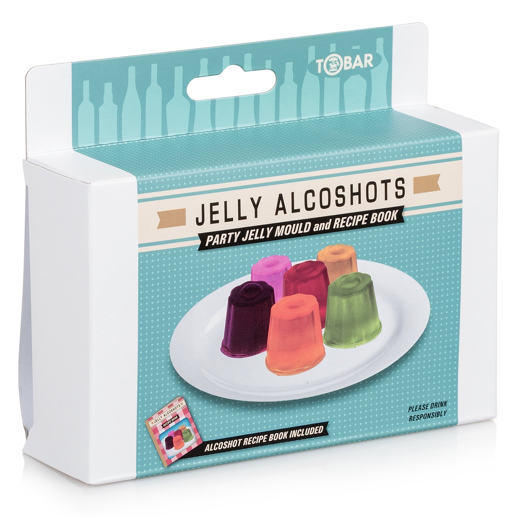 Tobar The Party Spirit Jelly Alcoshots, Blue, 27450