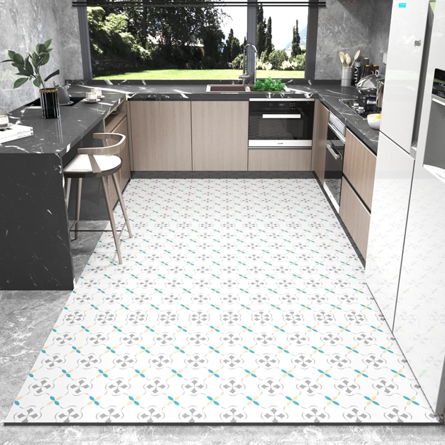 キッチンマット 台所マット 疲れにくい 玄関マット 長方形 足ふきマット 床保護マット 滑り止め 低反発 拭ける 防水 防臭 防ダニ