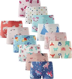 Soft Girls Boyshort Panties Cotton Briefs Kids Underwear