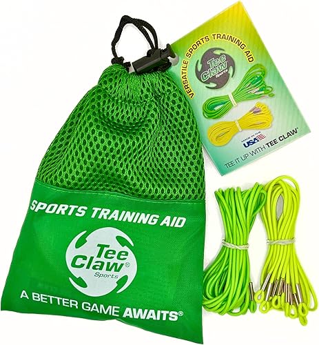Miniatura 3 de Tee Claw - Paquete de 20 cordones para práctica de golf - Ayuda de entrenamiento multiusos, béisbol y otros deportes