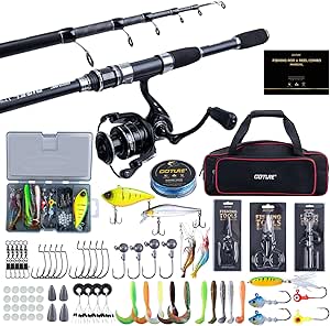 Goture Fishing Rod And Reel Combos-1.8M Telescopic Fishing