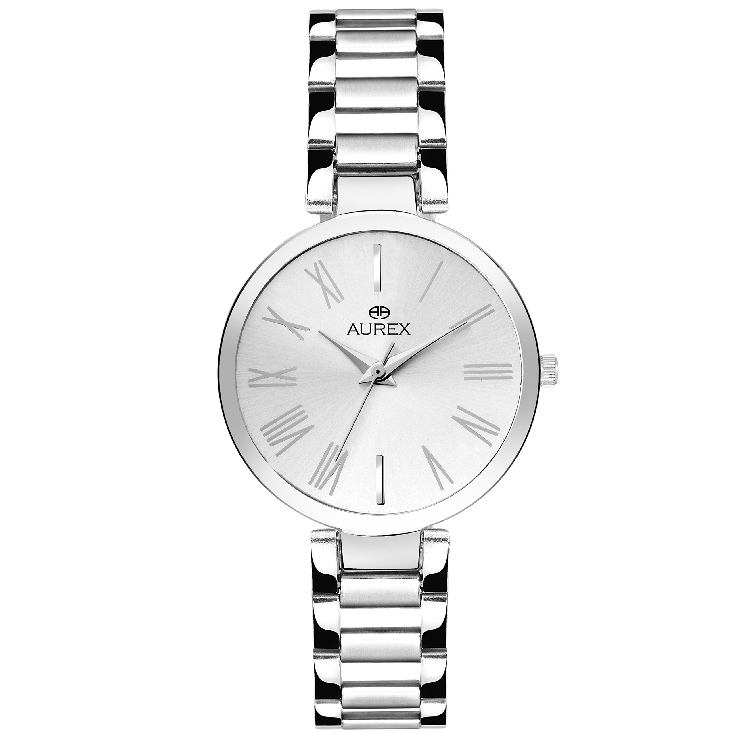 AUREX Analog White Dial Womens Watch (AX-LR112-WHC) (B07C7ZJTN4) Amazon Price History, Amazon Price Tracker
