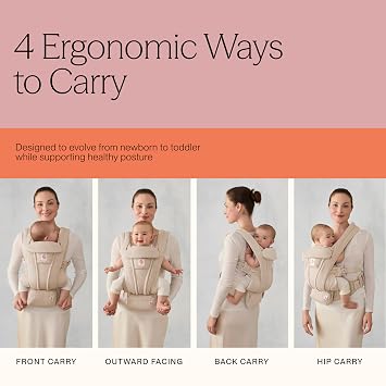 Ergobaby Omni Deluxe Baby Carrier for Newborn & Toddler 0-48 Months
