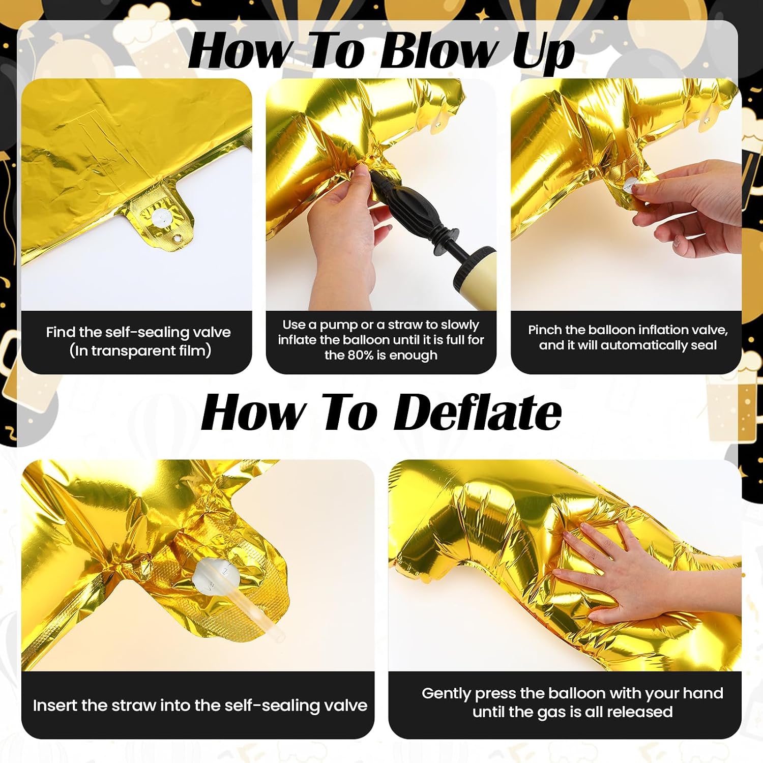21st Birthday Decorations for Him Her Finally 21 Black and Gold Party Supplies Beer Theme Happy Birthday Banner 32 Inch Gold Number 21 Foil Balloons Honeycomb Centerpieces Hanging Swirls for Men Women