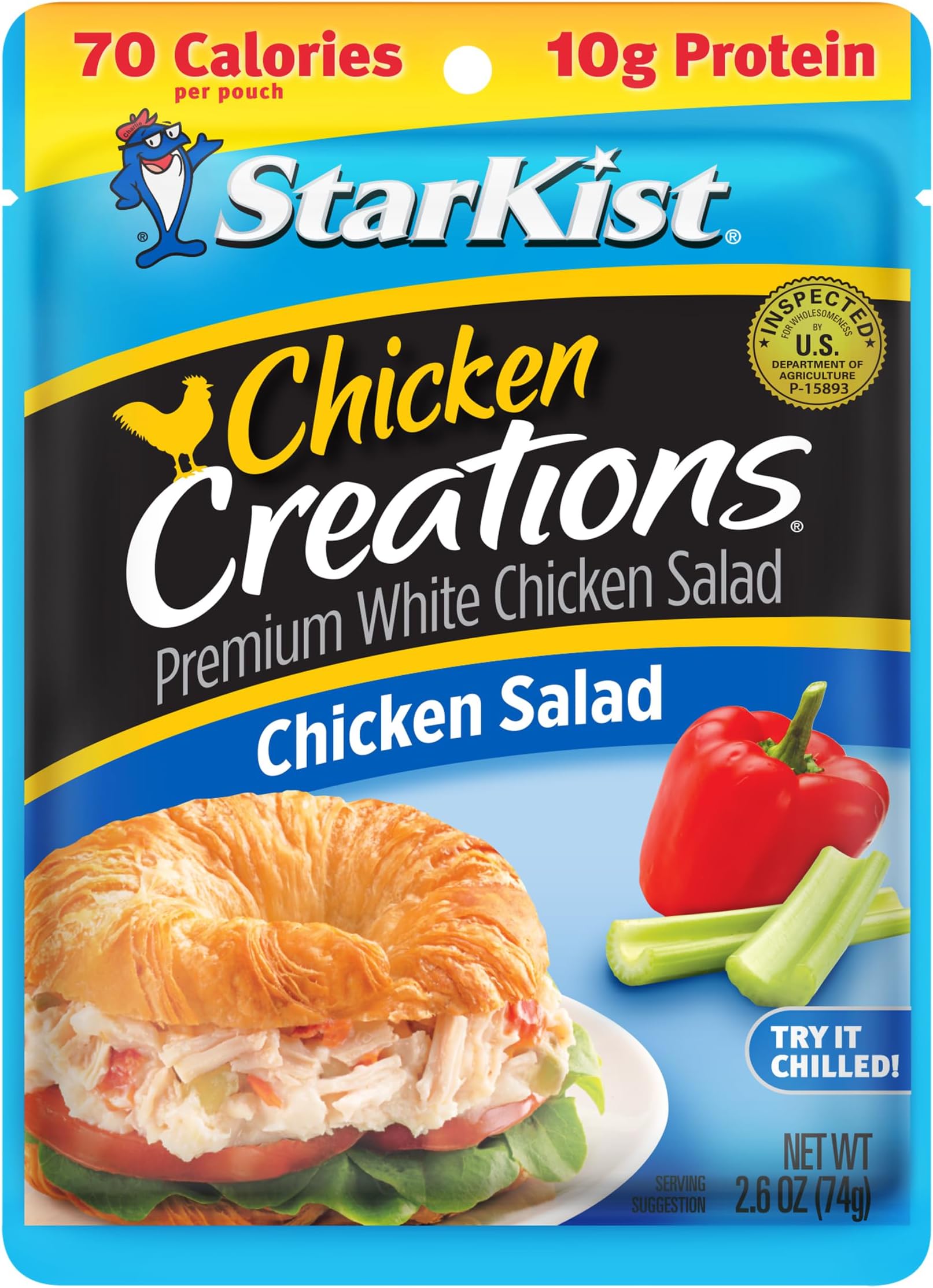 StarKist Chicken Creations Chicken Salad, 2.6oz Pouch, 1-Pack