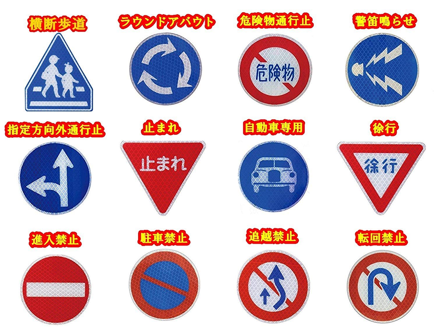 Amazon | 本物と同素材の超リアルミニチュア 道路標識 台座&支柱セット