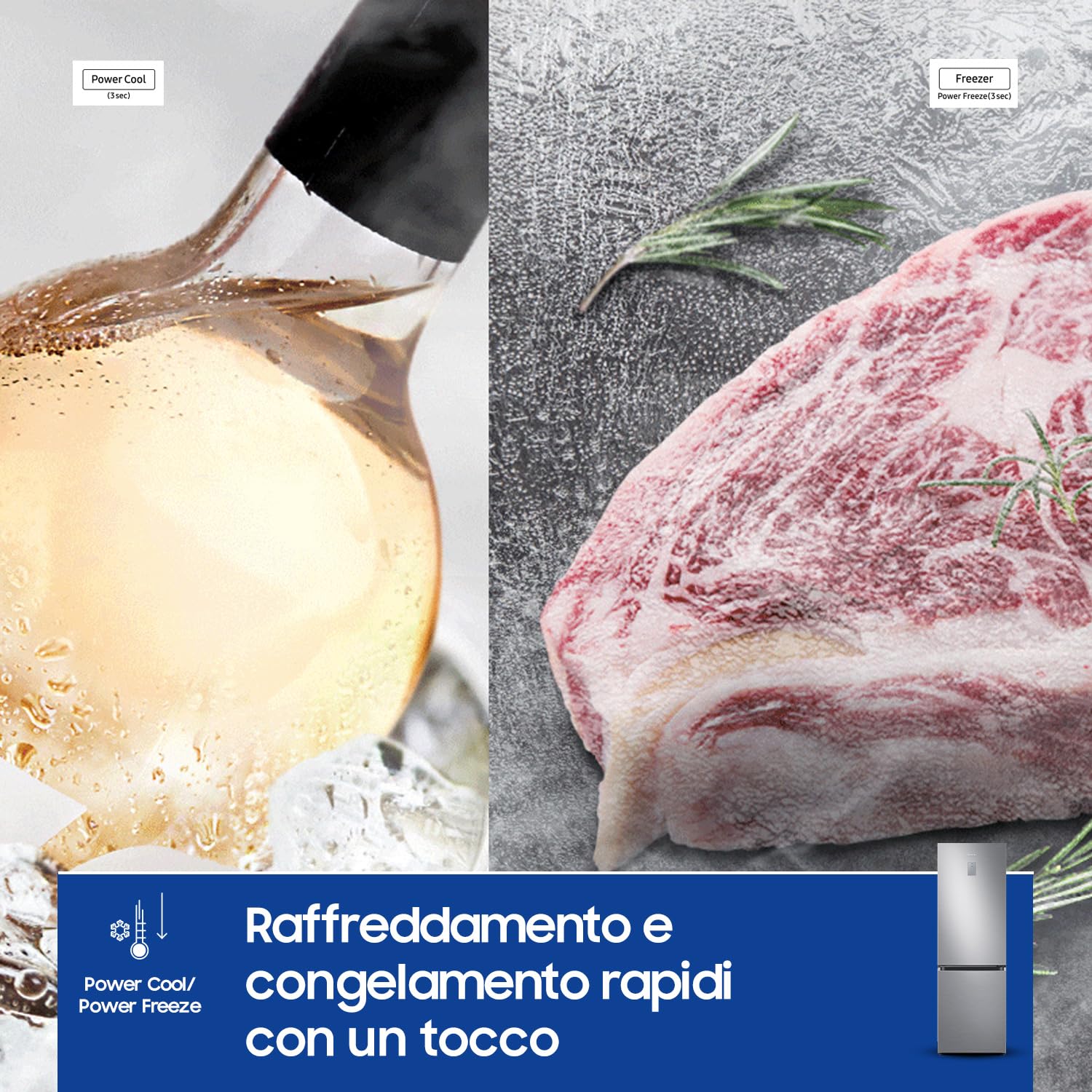 Samsung RB34C775CS9/EF, 344 L, SN-T, 8 kg/24h, C, Fresh Zone compartiment, Acier inoxydable