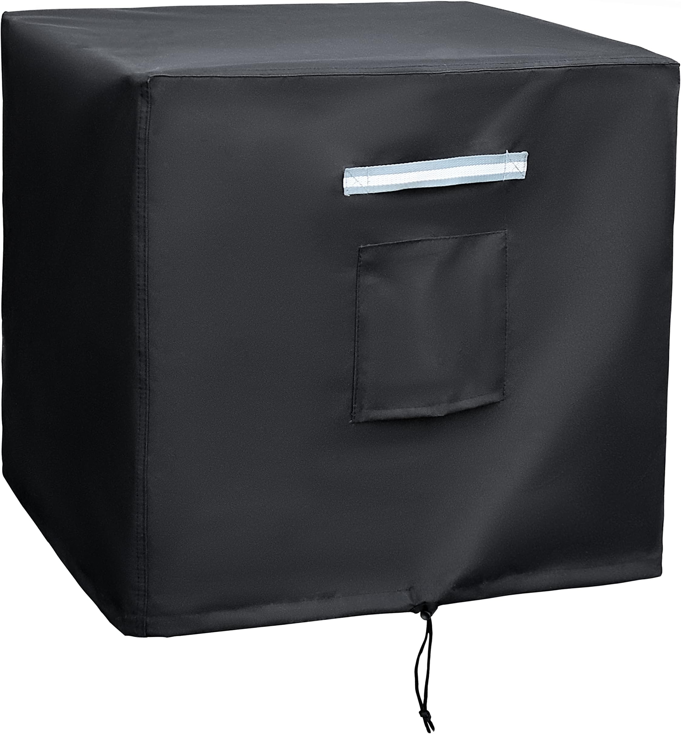 Deck Box Cover for Keter City 30 Gallon Deck Box Small outdoor storage Box waterproof Cover Cushion Toy Box Tool Box Storage Container Patio Accessories Heavy Duty 600D Polyester Oxford Black
