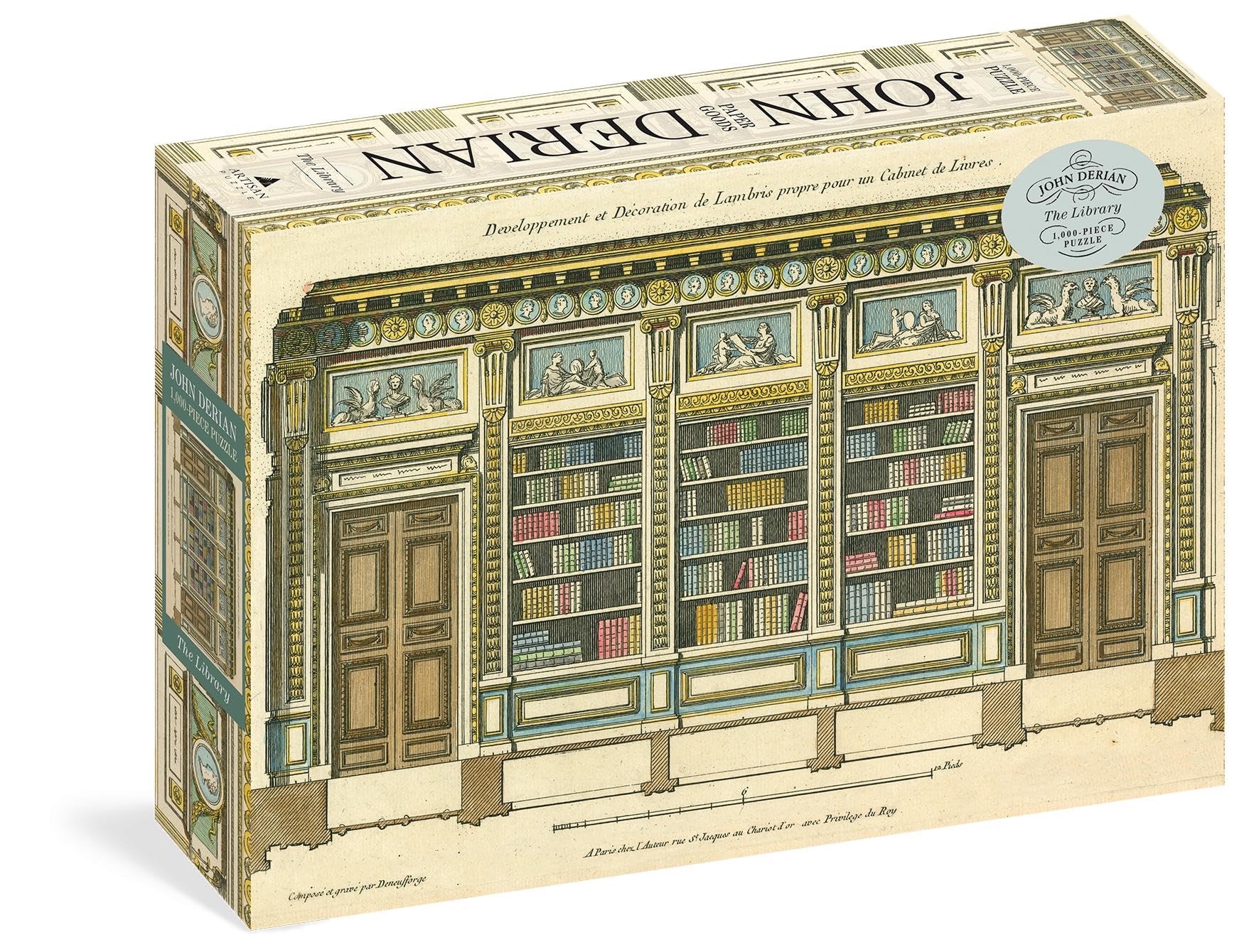 John Derian Paper Goods: The Library 1,000-Piece Puzzle by John Derian