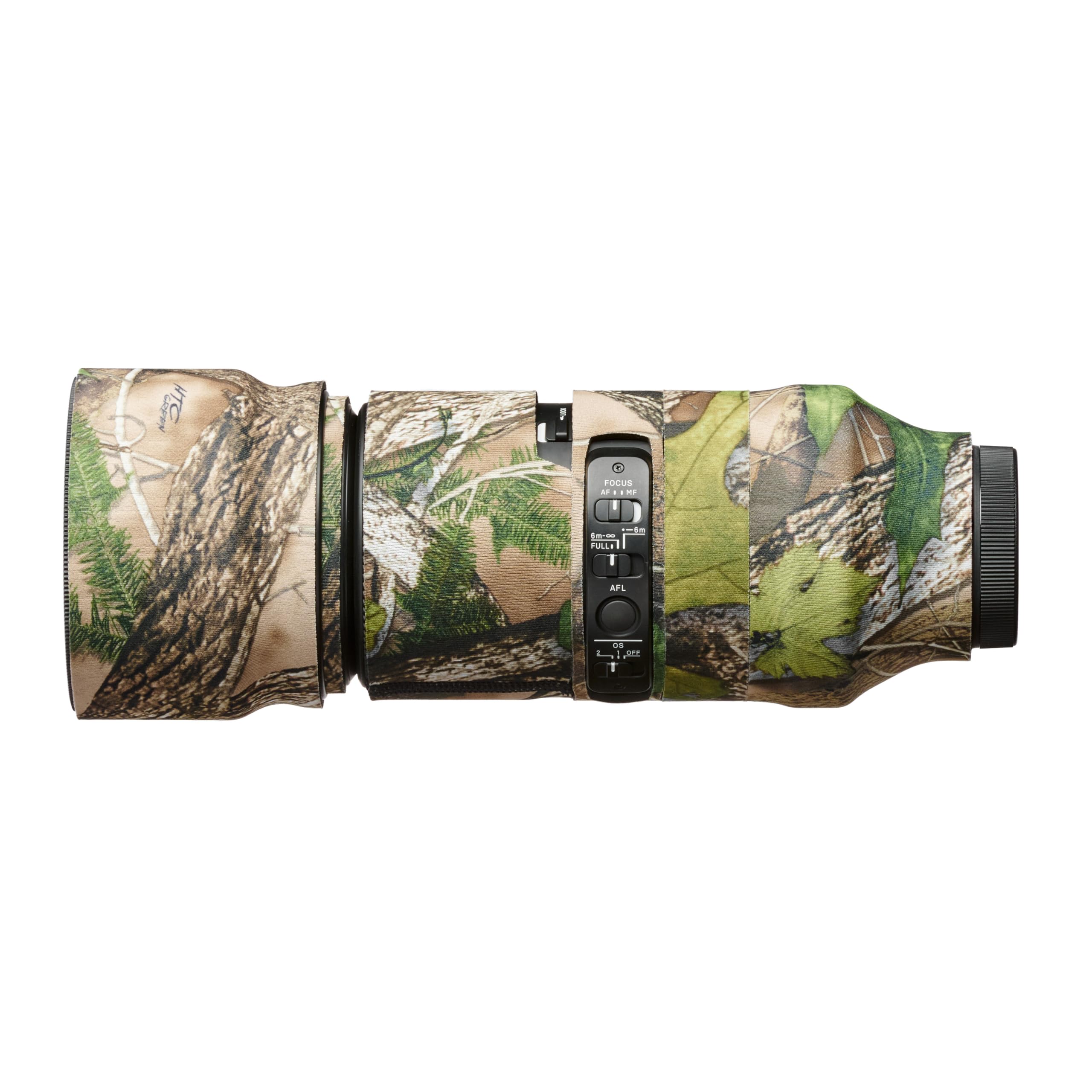 easyCover - Lens Protection Camouflage Cover - Objektivschutz - Geeignet für Sigma 100-400mm f5-6.3 Contemporary DG DN OS (for Sony FE and L mounts) - True Timber HTC Camouflage