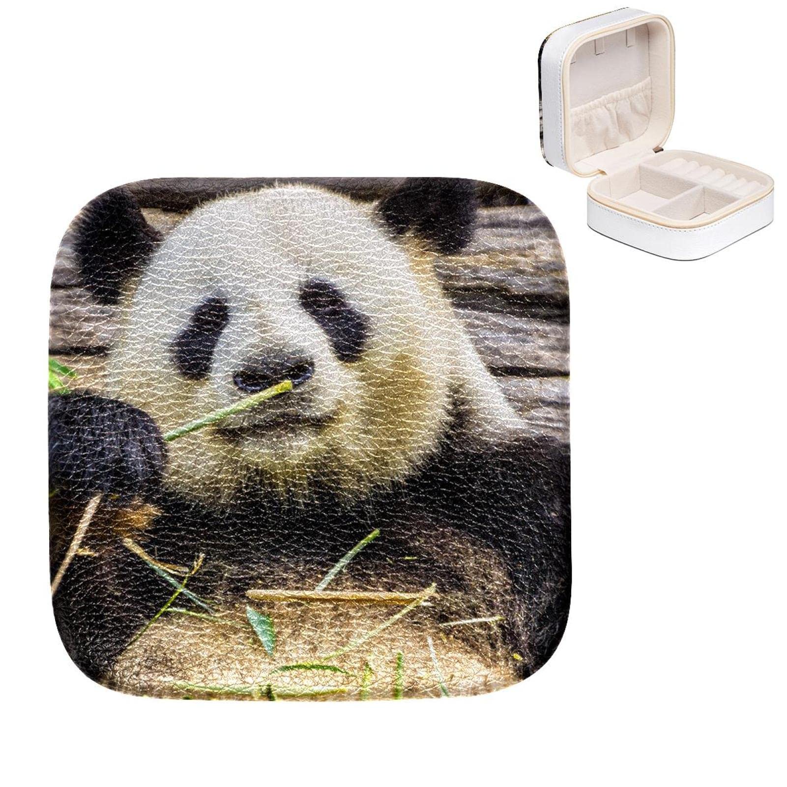 Organisateur de bijoux panda pour ranger colliers et bagues sur la coiffeuse