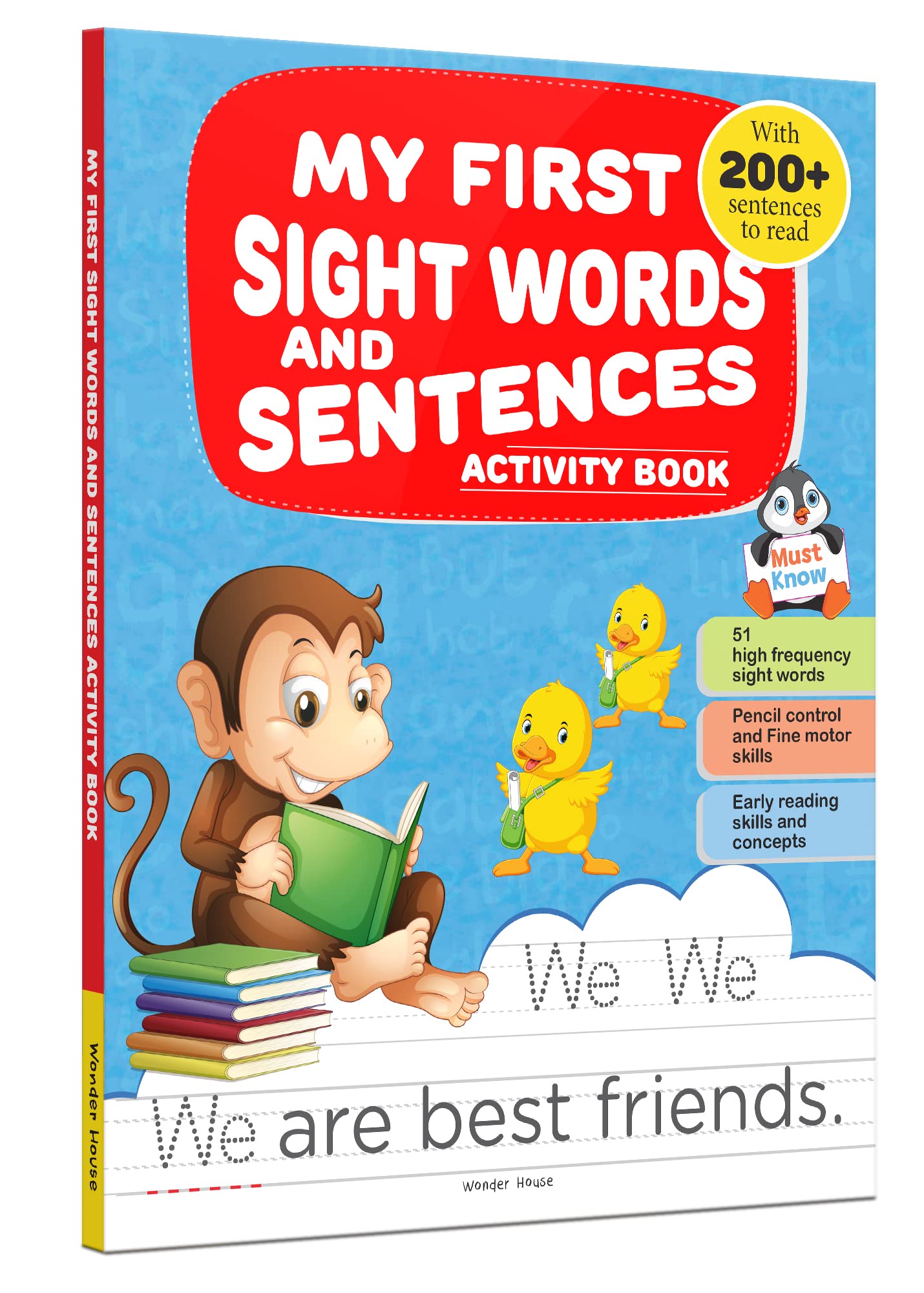 My First Sight Words And Sentences: Activity Book For Children