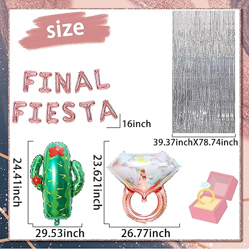 Miniatura 5 de JeVenis Decoración de fiesta de despedida de soltera de lujo, telón de fondo de fiesta final, globo de fiesta final, decoración de despedida de