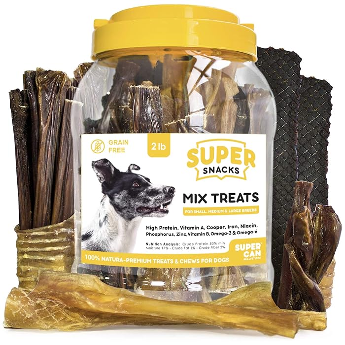 Buy SUPERCAN MEGA Mix Dog Chews Variety Pack [2lb/32oz] Natural Dog