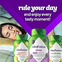 Vista 10 de Vitafusion Vitaminas gomosas de melatonina extra fuertes, 5 mg, 120 unidades de gomitas
